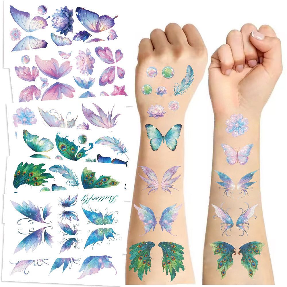 Wholesale 10pcs/pack  Tattoo Sticker Waterproof Party Gift Funny Fun Face Sticker